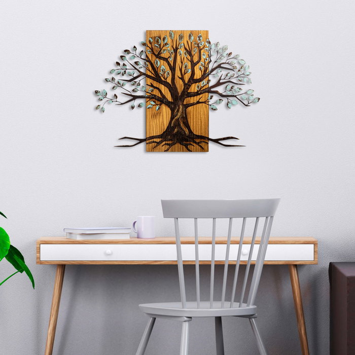 Wallity Willow - 382-A Accesorio de Pared Decorativa de Madera y Metal Wallity Willow - 382-A Accesorio de Pared Decorativa de Madera y Metal